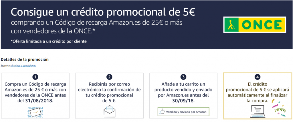 recarga amazon promocion